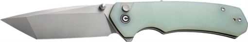 Picture of Civivi Knives C19059C-3 Brazen 3.46" Folding Plain Stonewashed D2 Steel, Blade Natural G10 Handle C19059C-3 C19059C3