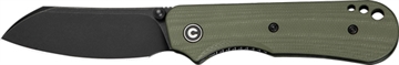 Picture of CIVIVI Knives CIVIVI Crabby Thumb Stud Knife OD Green G10 Handle C24055-1 C240551