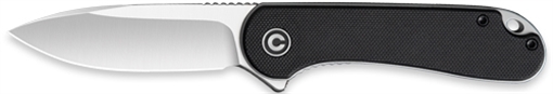 Picture of CIVIVI KNIFE ELEMENTUM 2.96" BLACK G10/SATIN D2 CLAM PACK C907ACP