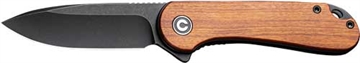 Picture of CIVIVI Knives CIVIVI Elementum Flipper Knife Wood Handle (2.96"" D2 Blade) C907U