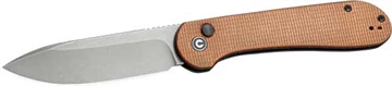 Picture of CIVIVI KNIFE ELEMENTUM 3.47" BROWN MICARTA/GRAY STONEWASHED C2103D