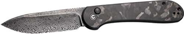 Picture of CIVIVI KNIFE ELEMENTUM 3.47" MARBLE CARBON FIBER/BLK STNWSH C2103DS3