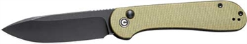 Picture of CIVIVI KNIFE ELEMENTUM 3.47" OLIVE MICARTA/BLACK STNWASH C2103B