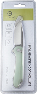 Picture of CIVIVI KNIFE ELEMENTUM II 2.96 " NATURAL G10/SATIN CLAM PACK C18062P2CP