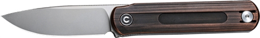 Picture of CIVIVI KNIFE FOLDIS 2.67" BLK HAND RUBBED COPPER/SILVER C210441