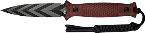 Picture of CIVIVI KNIFE PERFRICO FIXED 4.49" BUGUNDY G10/STRIPED BLD C230263