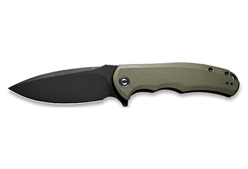 Picture of CIVIVI KNIFE PRAXIS 3.75" OD GREEN G10/BLACK STN CLAM PACK C803FCP