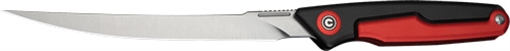 Picture of CIVIVI KNIFE SHAWKA 5.81" BLACK RED FOLDING FILLET KNIFE C22029B1