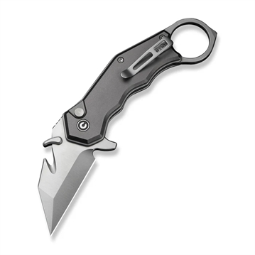Picture of CIVIVI Knives Amaroq Flipper & Thumb Stud & Button Lock Knife Gray Aluminum Handle (2.11"" Satin Finished Nitro-V Blade) C24018-1 724065715562