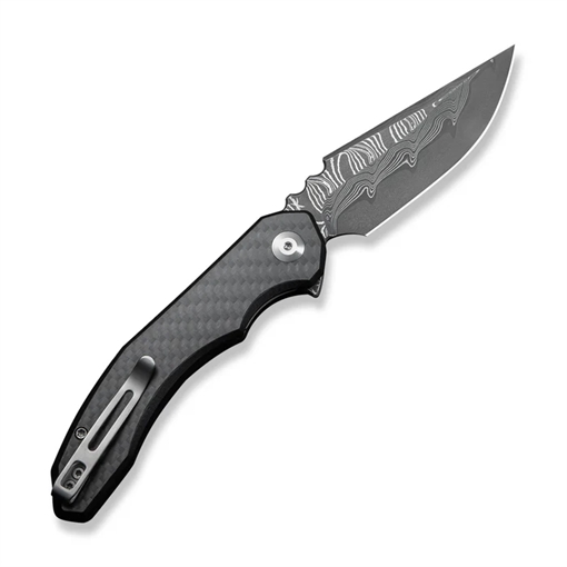 Picture of CIVIVI Knives Bluetick Flipper Knife Carbon Fiber Overlay On Black G10 Handle C23050-DS2 724065715449