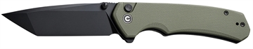 Picture of Civivi Knives Brazen 3.46" Folding Plain Black D2 Steel Blade, OD Green Textured G10 Handle C19059C-2