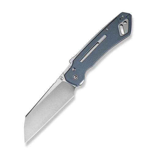 Picture of CIVIVI Knives CIVIVI Buster FG Thumb Stud & Superlock Knife Neutral Blue Coarse G10 Handle (4.2"" Satin Finished Nitro-V Blade)    C24052-2