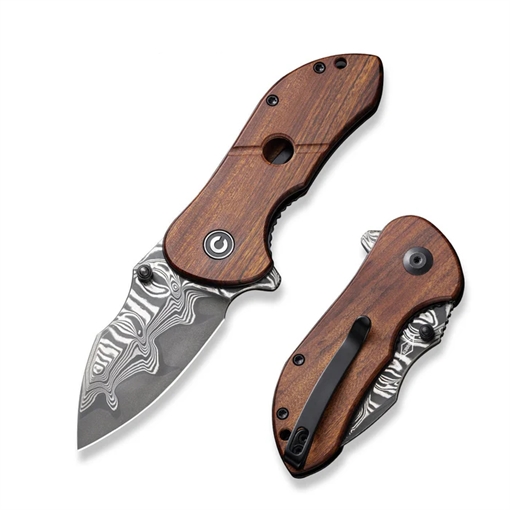 Picture of CIVIVI Knives CIVIVI Gordo Flipper Knife Wood Handle C22018C-DS1