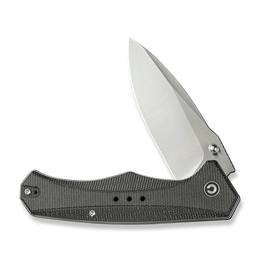 Picture of CIVIVI Knives CIVIVI Photonix Flipper & Thumb Stud Knife Dark Green Canvas Micarta Handle (3.7"" Satin Finished 14C28N Blade) C23081B-3
