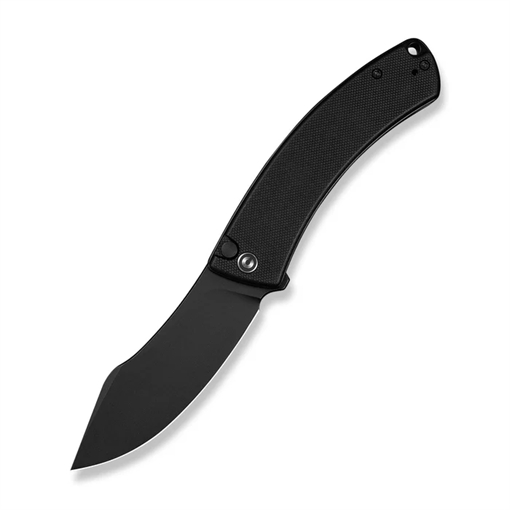 Picture of CIVIVI Knives Outlaw Muk Flipper & Button Lock Knife Black G10 Handle (3.47"" Black Stonewashed 14C28N Blade) C24079-1 724065715999