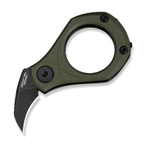 Picture of CIVIVI Knives Pyrus Slip Joint Utility Knife OD Green G10 Handle (0.65"" Black Stonewashed 14C28N Blade) C23038-4 724065716101