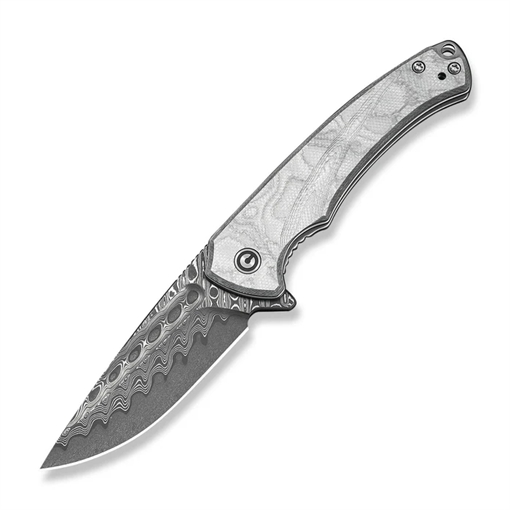 Picture of CIVIVI Knives Voidflare Flipper Knife G10 With Aluminum Foil Handle (2.92"" Damascus Blade) C24040-DS1 724065715760