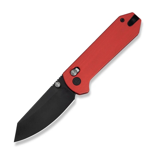 Picture of CIVIVI Knives Yonder Thumb Stud & Crossbar Lock Knife Red G10 Handle (2.88"" Black Stonewashed 14C28N Blade) C23073-2 724065716118