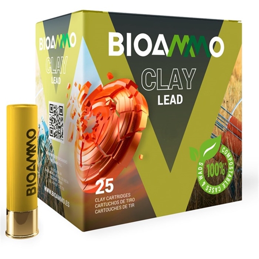Picture of Bioammo CLAY LEAD 20 GAUGE 2-3/4'' 1OZ #9 SHOT 25/BOX ZR2890