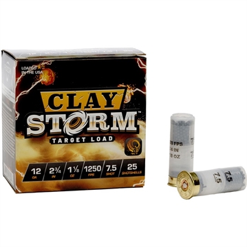 Picture of Fiocchi Ammunition CLAY STORM 12 GAUGE 2-3/4'' 1-1/8OZ #7.5 SHOT 1250 FPS 25/BOX 12CS18X7