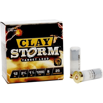 Picture of Fiocchi Ammunition CLAY STORM 12 GAUGE 2-3/4'' 1-1/8OZ #8 SHOT 1200 FPS 25/BOX 12CS18H8
