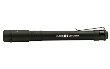 Picture of Cloud Defensive Chicro XL Flashlight, 500 Lumens, Black, Includes Reversible Pocket Clip, 10870 Rechargeable Battery and USB-C Charging Cable CHICRO-XL
