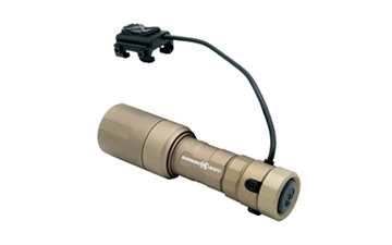 Picture of Cloud Defensive REIN 3.0 Micro, Weaponlight, 95,000 Candela, Accepts 18350 and CR123A Batteries, M-LOK Mount, Remote, LCS, Black REIN 3.0 MICRO-DF-S-FDE CD2311CFDE