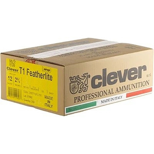 Picture of Clever MIRAGE ST FEATHERLITE T1 12GA 2-3/4'' 7/8OZ #7.5 SHOT 250/CS CMST12FL7875
