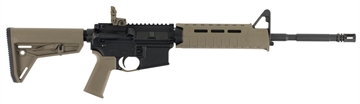 Picture of Colt Mfg M4 Carbine 5.56x45mm NATO 30+1 16.10", Black Rec, FDE Magpul Furniture, SL Carbine Stock & Grip, Vertical Grip, MBUS Rear Sight CR6920MPSFDE