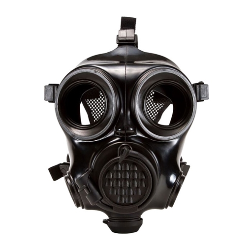 Picture of MIRA Safety CM-7M Military Gas Mask - Medium | Includes Pre-installed Hydration System & Canteen | CBRN Protection Military Special Forces, Police Squads, and Rescue Teams CM7M2