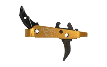 Picture of CMC Triggers Drop-In Yella Jacket Combat Trigger Group 2.0 Single-Stage Curve with 3.50 lbs Draw Weight, Black w/ Yellow Housing -YJ 47507