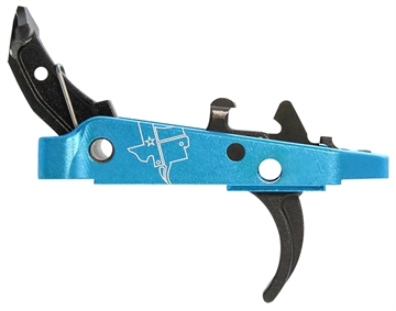 Picture of CMC Triggers Drop-In Trigger Group 2.0 Single-Stage Curve with 3.50 lbs Draw Weight Black w/ Blue Housing 47501