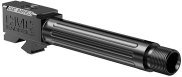 Picture of CMC Triggers Match Precision Compatible w/Glock 19 Gen3-4 9mm Luger 4.01" Black DLC Stainless Steel Fluted/Match Grade/Threaded Barrel 75521