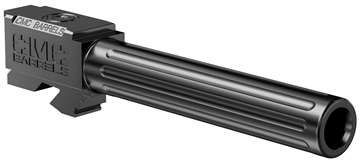Picture of CMC GLOCK 19 FLUTED BARREL NON-THREADED DLC BLACK HxBN 75522