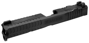 Picture of CMC Triggers Kragos Compatible w/Glock 17 Gen3 RMR Cut Black DLC Stainless Steel SLD173GRMR