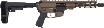 Picture of CMMG Banshee MKGs Fixed Ejector Handgun 9mm Luger 33rd Magazine 8" Barrel RipBrace Midnight Bronze 99A520F-MB