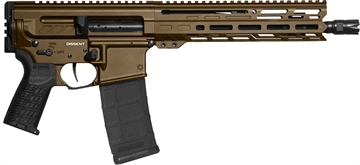 Picture of CMMG DISSENT MK 4, Semi-automatic Pistol, 300 Blackout, 10.5" Threaded Barrel, 5/8x24, Cerakote Finish, Midnight Bronze, 30 Rounds, 2 Magazines 30AC278-MB 30AC278MB
