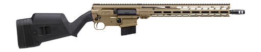 Picture of CMMG 34A670FCT Dissent BR4 338 ARC 10+1 16.10" Black Nitride Threaded Barrel, Coyote Tan Cerakote Aluminum Receiver w/Picatinny Rail, M-LOK Handguard, Magpul SGA 870 Black Synthetic Stock