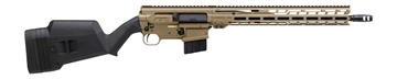 Picture of CMMG 34A670FCT Dissent BR4 338 ARC 10+1 16.10" Black Nitride Threaded Barrel, Coyote Tan Cerakote Aluminum Receiver w/Picatinny Rail, M-LOK Handguard, Magpul SGA 870 Black Synthetic Stock
