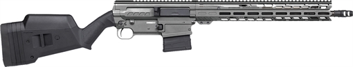 Picture of CMMG Dissent BR3 308 Win 10+1 16.10" Black Nitride Threaded Barrel, Tungsten Cerakote Aluminum Receiver w/Picatinny Rail, M-LOK Handguard, Magpul SGA Black Polymer Stock, Ambidextrous 38A530CTNG