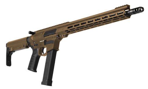 Picture of CMMG Resolute MKG 45 ACP 16.10" 26+1 Midnight Bronze Cerakote Aluminum Rec Black Nitride Chrome Moly Barrel Midnight Bronze Adjustable RipStock Right Hand 45A85B5MB