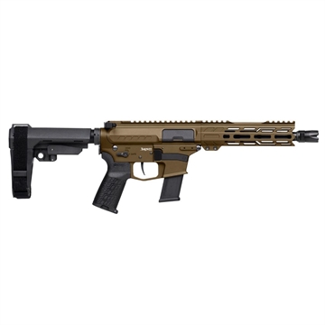 Picture of CMMG Banshee MKG Fixed Ejector Handgun 45 Auto 13rd Magazine 8" Barrel RipBrace Midnight Bronze 45A890F-MB