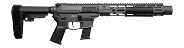 Picture of CMMG 45AEA70-TNG MkG 45 ACP 13+1 6.50" Black Nitride Threaded Barrel. Tungsten Cerakote Aluminum Receiver w/Picatinny Rail, M-LOK Handguard, Black Polymer CMMG RipBrace, CMMG Zeroed Grip, Ambidextrous