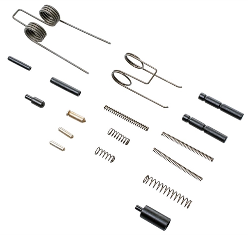 Picture of CMMG AR Parts Kit, Lower Spring and Pin Kit, Trigger Spring, Hammer Spring, 2 Hammer Trigger Pins, 2 Takedown Springs, Disconnector Spring, Safety Selector Detent/Spring, Bolt Catch Spring/Plunger/Coil Pin, Trigger Coil Pin, Buffer Retainer/Retainer Spring, Takedown Detent 55AFF75