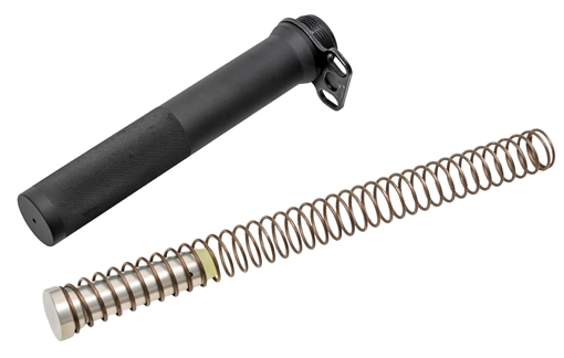 Picture of CMMG Receiver Extension Kit Black Buffer Tube, Carbine Buffer, Ambi Sling Mount End Plate, Fits AR-15 Pistol 55CA65A