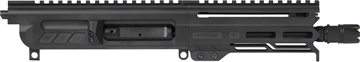 Picture of CMMG Dissent MK4 5.7x28mm 6.50", Left Side Charging Handle, Armor Black, Zeroed Linear Comp, 4.60" M-LOK Handguard, Picatinny End Plate, Fits AR-Platform 57BA8AEAB