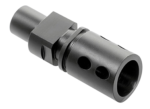 Picture of CMMG Flash Hider Black Steel with M12x1 LH Threads for 5.7x28mm FN PS90 57DA5BE