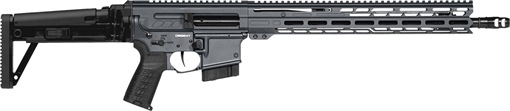 Picture of CMMG Dissent MK4 6mm ARC 10+1 (2) 16.10", Sniper Gray Rec/15" M-Lok Handguard, Side Charging Handle, Black Side Folding Stock & Zeroed Grip, Muzzle Brake, 60/90 Ambi Safety, Adj. Gas Block 60AA90CSG