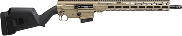 Picture of CMMG Dissent BR4 *CA Compliant 6.5 Grendel 10+1 16.10" Black Nitride Threaded Barrel, Coyote Tan Cerakote Picatinny Rail Aluminum Receiver, Magpul SGA Black Synthetic Stock 64A190CCT