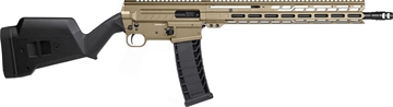 Picture of CMMG Dissent BR4 *CA Compliant 9mm Luger 10+1 16.10" Black Nitride Threaded Barrel, Coyote Tan Cerakote Picatinny Rail Aluminum Receiver, Magpul SGA Black Polymer Stock 94AC80FCT